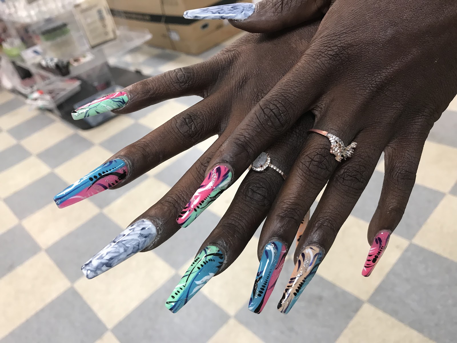 Angel Nail & Spa nail work in Elizabeth City, North Carolina